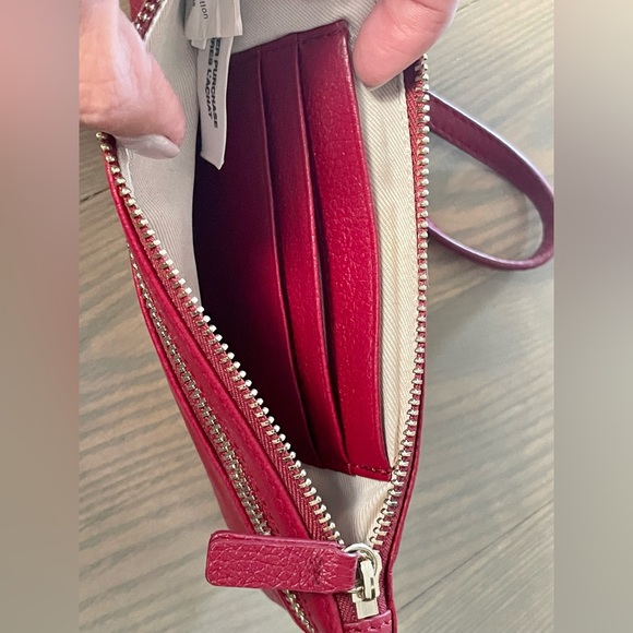 Danier Red Leather Wrislet (New) - Picture 3 of 5